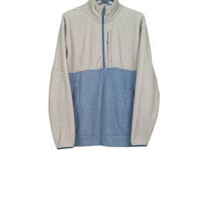 Ascend Bass Pro Shop Men's Sherpa Lined 1/4 Zip Mock Neck Outdoor Pullover Large